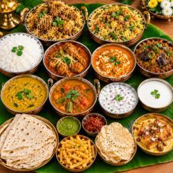 Delicious food and professional catering.